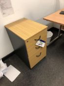 Light Oak Veneered Pedestal(Lot located at Unit 12-13 Park Hall Business Village, Park Hall Road,