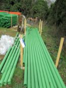 14 Four inch 6m Long Green Duct(Lot located at 18 Bloxham Road, Millcombe, Banbury, OX15 4RH (