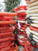 Approx 34 Road Barriers Orange and White (No Feet) (Lot located at 18 Bloxham Road, Millcombe,
