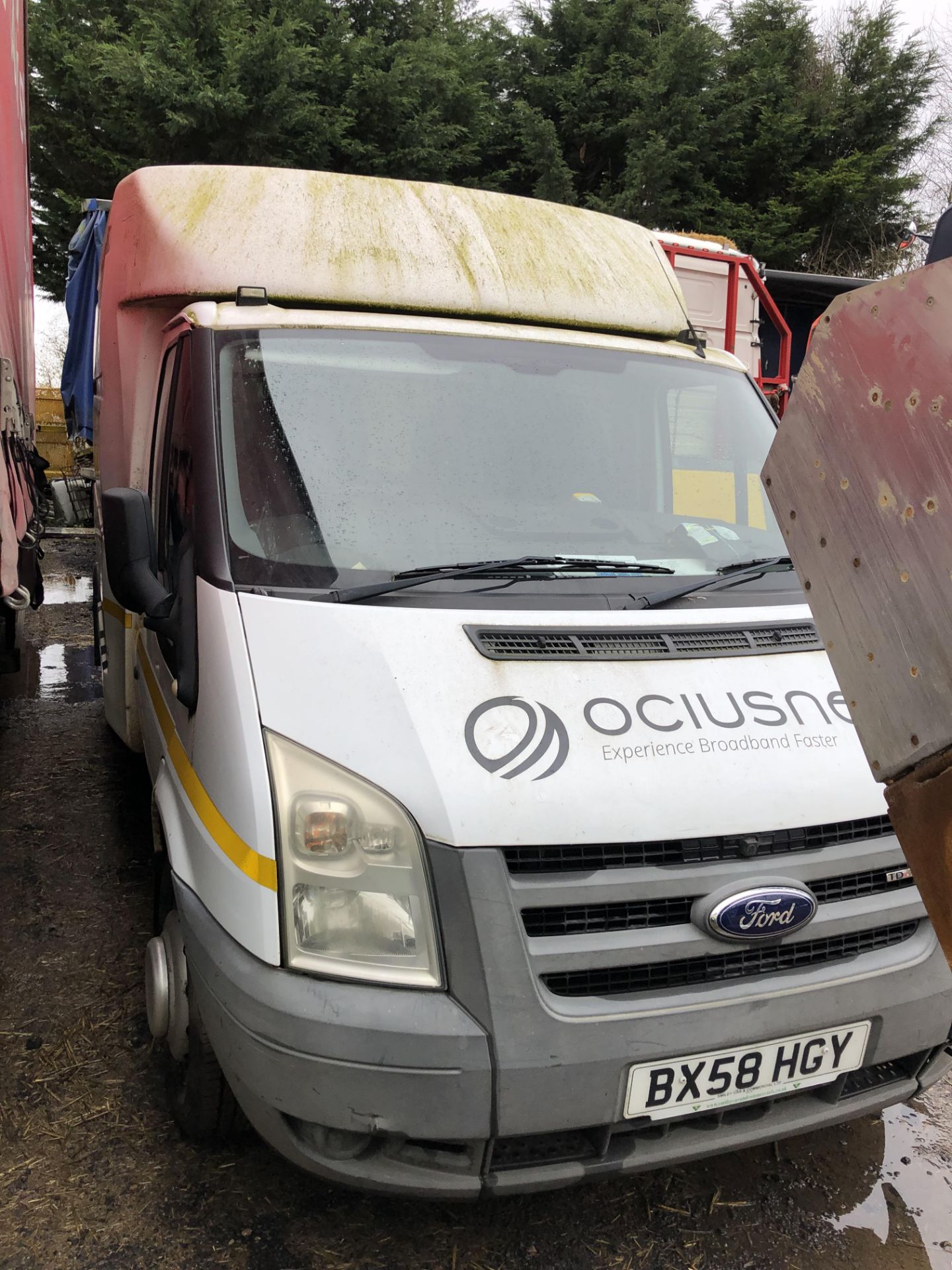 Ford Transit 100 T350 GRP Box Van, Registration Number: BX58HGY, First Registered: 10/09/2008, - Image 4 of 6