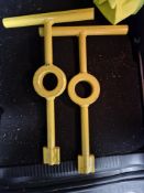 Two Type T Manhole Lifting Keys(Lot located at Unit 12-13 Park Hall Business Village, Park Hall