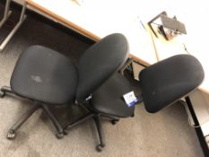 2 Black Tweed Swivel Chairs(Lot located at Unit 12-13 Park Hall Business Village, Park Hall Road,
