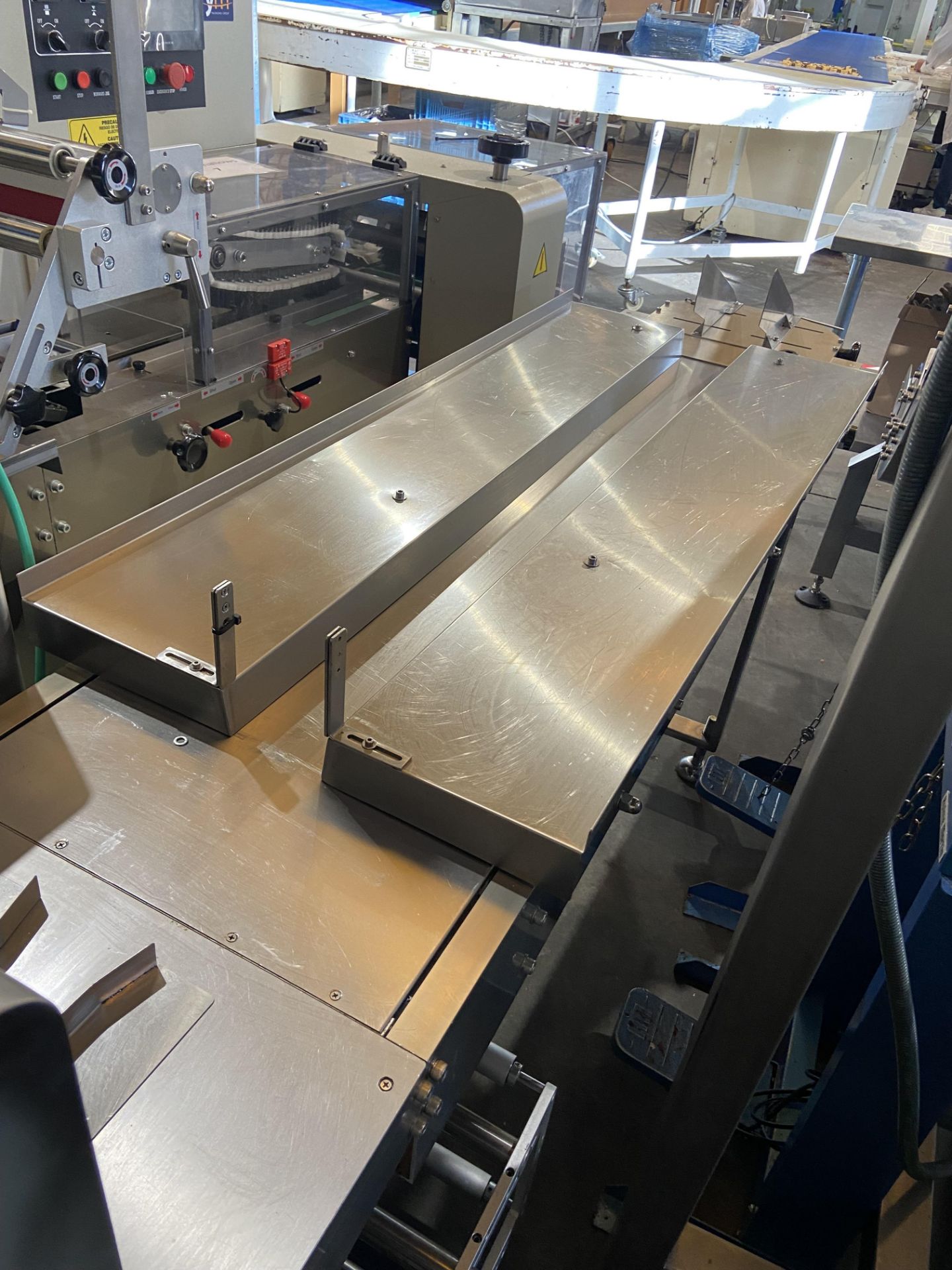 YM Packaging FP450I STAINLESS STEEL INVERTED FLOW WRAPPER, serial no. 50011008FP450I.3, year of - Image 7 of 10