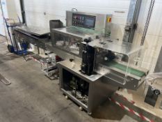 YM Packaging FP450I STAINLESS STEEL INVERTED FLOW WRAPPER, serial no. 50011002FP450I.1, year of