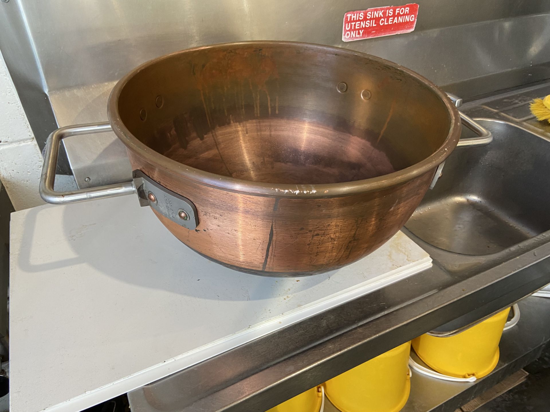 Savage Bros. Electrostove Stainless Steel Stove, approx. 500mm dia., with copper bowl and two - Image 4 of 5