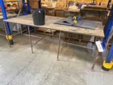 Steel Framed Table, approx. 2.45m x 1.2mPlease read the following important notes:- ***Overseas