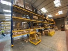 Seven Bay Mainly Three Tier Boltless Pallet Rack, each bay approx. 2.8m x 900mm x 6m high (excluding
