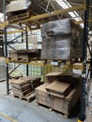Quantity of Cardboard Boxes, one pallet x 2955 quantity and three assorted palletsPlease read the