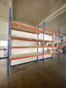 Two Bay Four Tier Stock Rack, each bay approx. 800mm wide x 3.5m high (excluding contents)Please