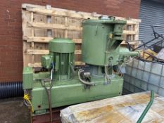 Diosma R 200 B Paint Mixer, serial no. 216-003, with Loher A225MA-4/2 46kW electric motorPlease read