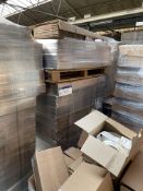 Two Pallets of Cardboard Boxes, one pallet x 800 quantity and one pallet x 250 quantityPlease read