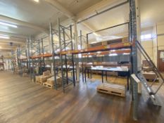 Seven Bay Two/ One Tier Boltless Pallet Rack, each bay approx. 2.4m x 1.1m x 3.9m high (excluding