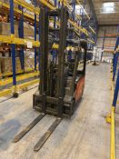 Fenwick-Linde E16-01 1600kg cap. Electric Fork Lift Truck, serial no. H2X386Z02943, year of