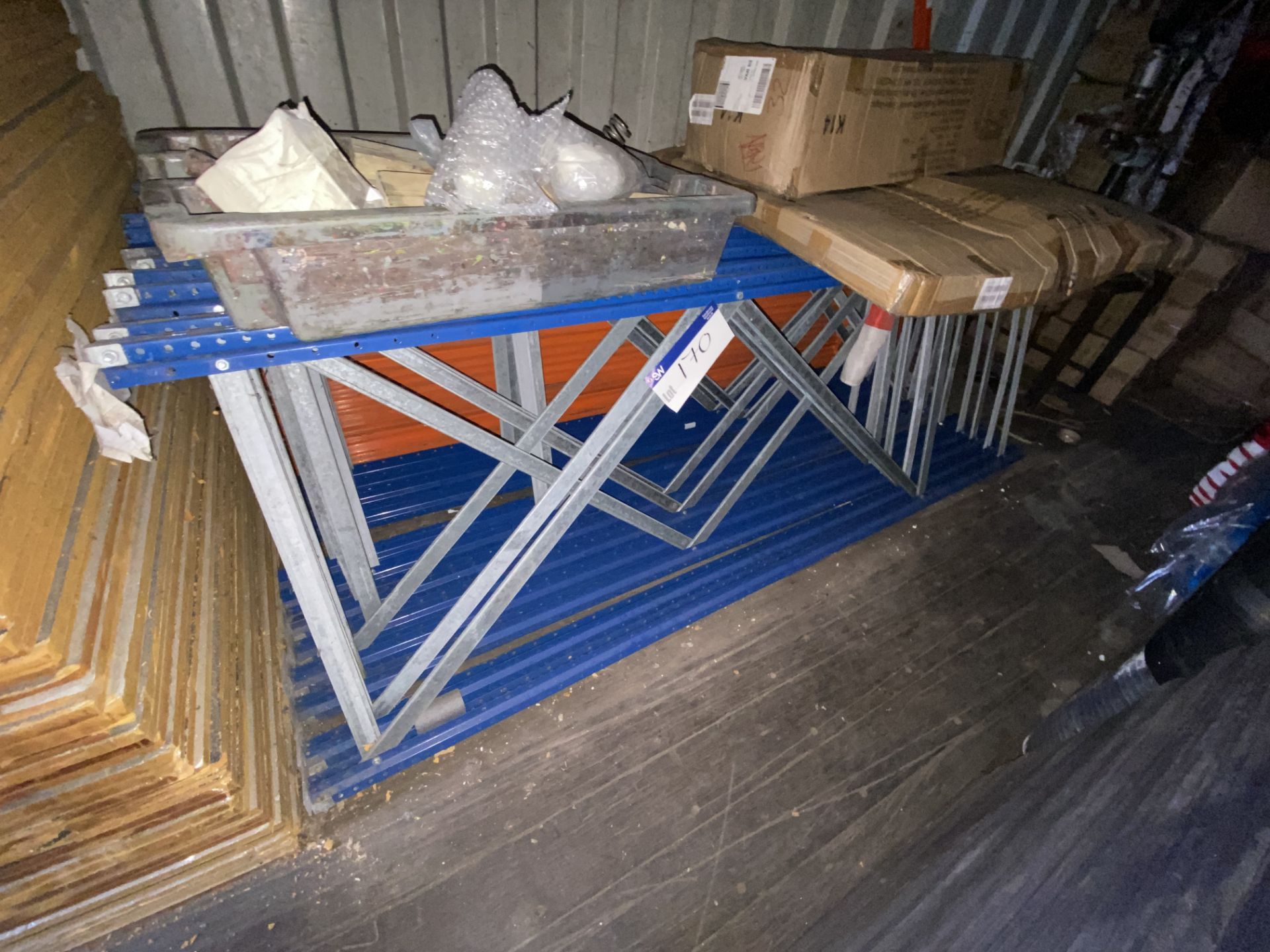 Quantity of Pallet Racking Uprights, as set out in two areasPlease read the following important