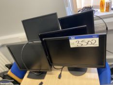 (SRL) Five Assorted Viewsonic Computer Screens, as set out (located main offices, Islip Site, NN14