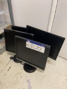 (SRL) Four Assorted Viewsonic Monitors (located main offices, Islip Site, NN14 3JW)Please read the