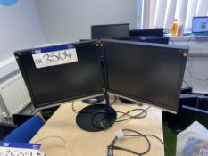 (SRL) Four Assorted Viewsonic Computer Screens, as set out (located main offices, Islip Site, NN14