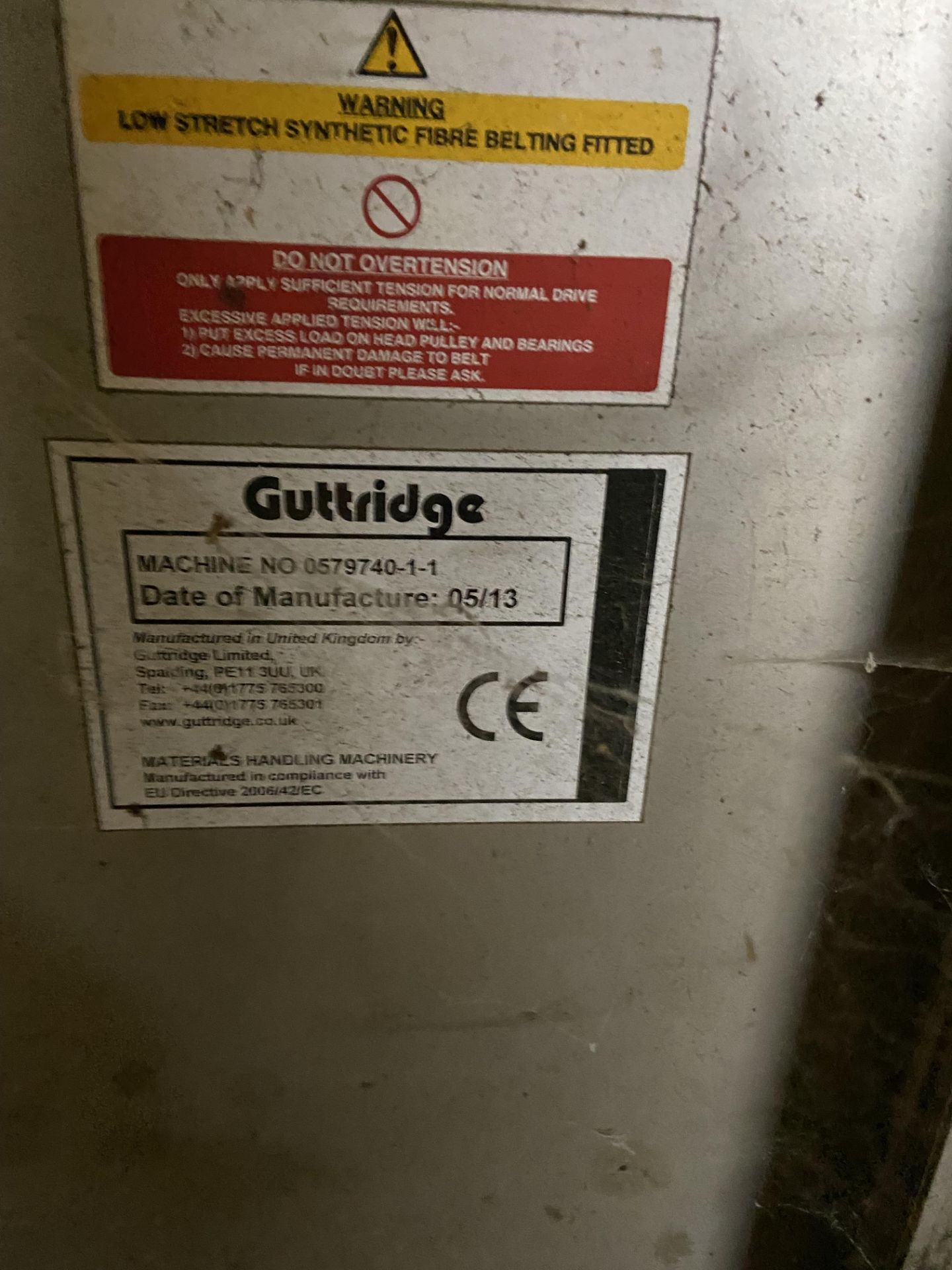 (AG-ENG) Guttridge STAINLESS STEEL CASED BELT & BUCKET ELEVATOR, serial no. 0579740-1-1, year of - Image 3 of 8