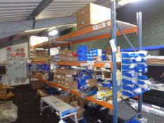 Two Bays of Three Tier Boltless Racking, Approx. 2.8x0.9x2.4m (Reserved Delivery until Contents