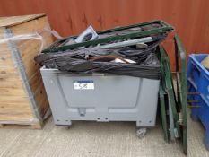 2 Pallet Boxes of Used LAND ROVER Series Doors, Window Frames, Fly Wheel etcPlease read the