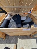 One Pallet Box of Used Land Rover Parts, including quantity of Land Rover Interior Carpet & Trim and