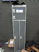 Grey Steel Double Door Locker UnitPlease read the following important notes:- ***Overseas buyers -