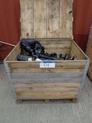 Pallet Box of Used LAND ROVR Parts inc Wheel Carriers, Side Step Trim, Steps, Servo's etcPlease read