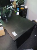 2 Black Veneered Workstations and PedestalsPlease read the following important notes:- ***Overseas