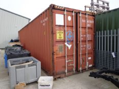 40ft Steel Shipping Container (Reserved Delivery until Contents Removed)