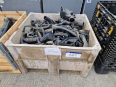 One Pallet Box of Used Land Rover Parts, including Air Filter Boxes, Square Intakes, Intake Pipes,