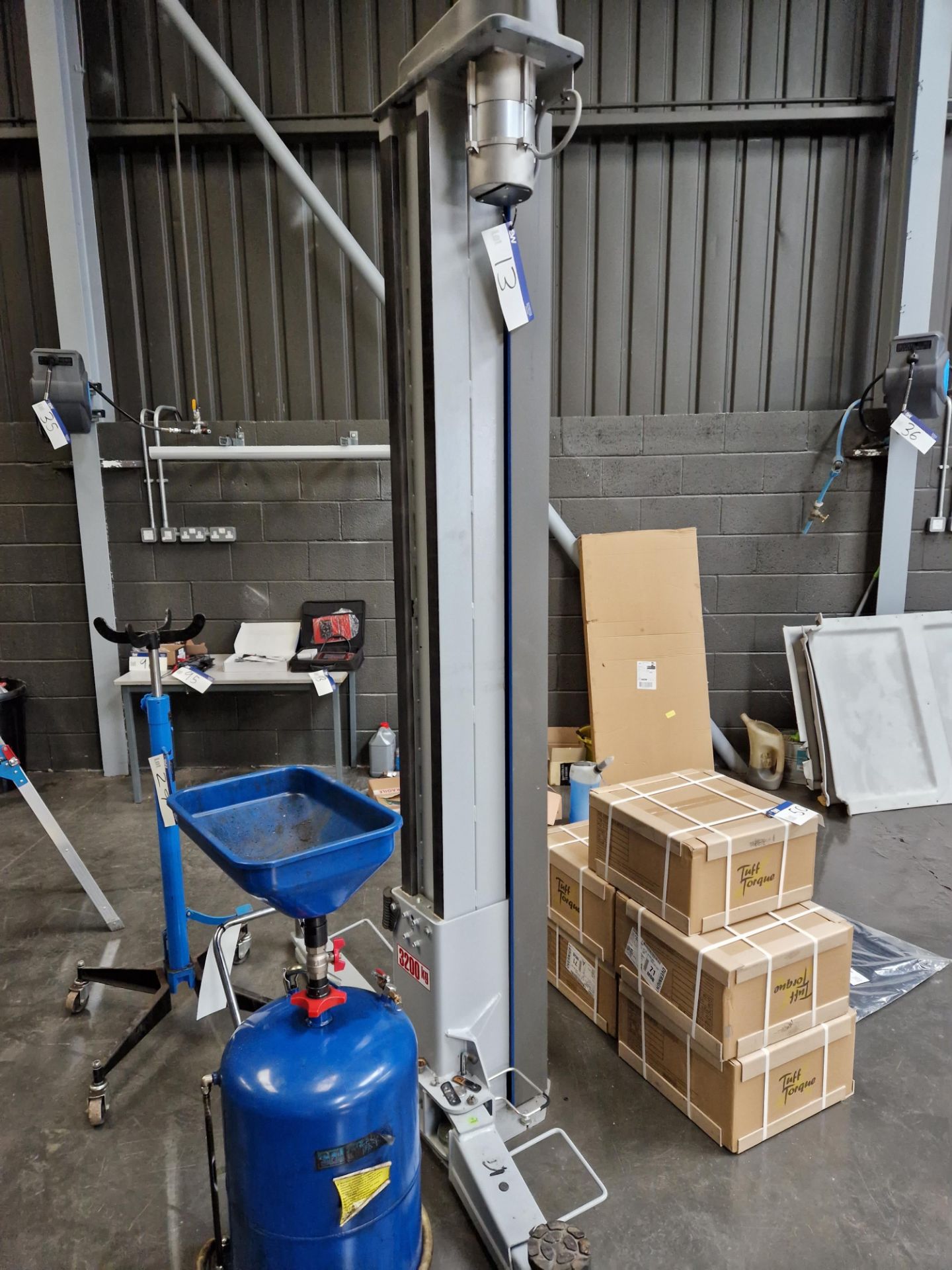 RAVAGLIOLI KPX337W-WK-WR-LW-LWK-LWR Two Post Vehicle Lift, Serial No: 10571416, YoM 2022, SWL 3200kg - Image 3 of 4