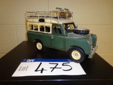 LAND ROVER 108 SAFARI Steel ModelPlease read the following important notes:- ***Overseas buyers -