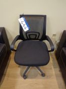 Black Mesh Swivel ArmchairPlease read the following important notes:- ***Overseas buyers - All
