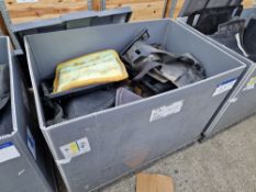 One Pallet Box of Used Land Rover Parts, including quantity of Land Rover Trim, Seat Foam, Seat Belt