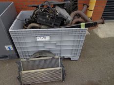 Pallet Box of Various LAND ROVER Parts inc Springs, Calipers, Differentials etcPlease read the