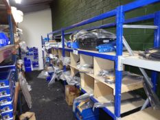 Three Bays of Two Tier Boltless Racking, Approx. 1.8x0.6x1.8m (Reserved Delivery until Contents