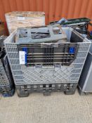 One Pallet Box of Used Land Rover Parts, including Interior Carpet, Rubber Matting, Springs, etc, as