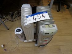 2 Oil Filled Electric Radiators and Electric Fan HeaterPlease read the following important