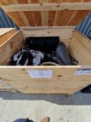 One Pallet Box of Used Land Rover Parts, including quantity of Land Rover Interior Carpets,
