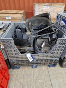 One Pallet Box of Used Land Rover Engine Fan Covers, as lotedPlease read the following important