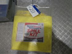 TRADESHOP Chemical Spill KitPlease read the following important notes:- ***Overseas buyers - All