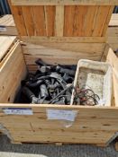 One Pallet Box of Used Land Rover Parts, including quantity of Land Rover Water Pipe and Vent Boxes,