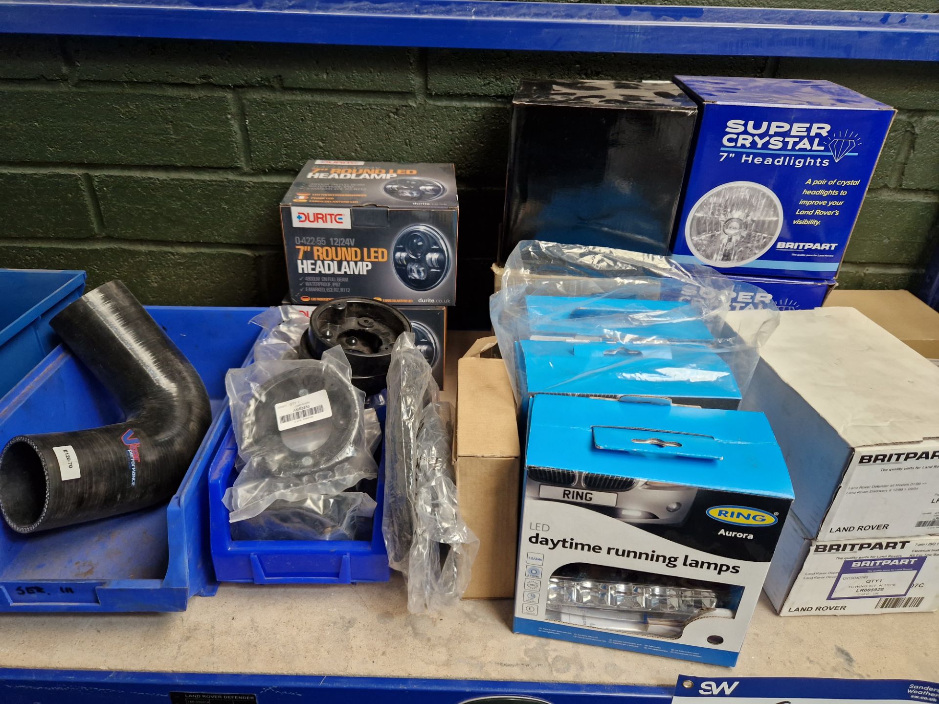 Contents to Two Shelves of Rack, including DURITE and RING Round Headlamps, Running Lights and - Image 3 of 7