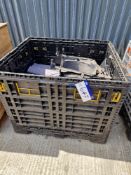 One Pallet Box of Used Land Rover Parts, including quantity of Land Rover Interior Carpets and