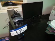 LENOVO Personal Computer with Monitor, Keyboard, MousePlease read the following important