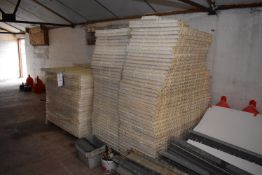 Approx. 130 Plastic Grids, approx. 1.2m x 600mm, (please note this lot is part of combination lot