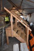 Two Timber Staircases, (please note this lot is part of combination lot 46)Please read the following