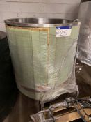 Insulated Stainless Steel Vessel, approx. 1m dia. x 1m deepPlease read the following important