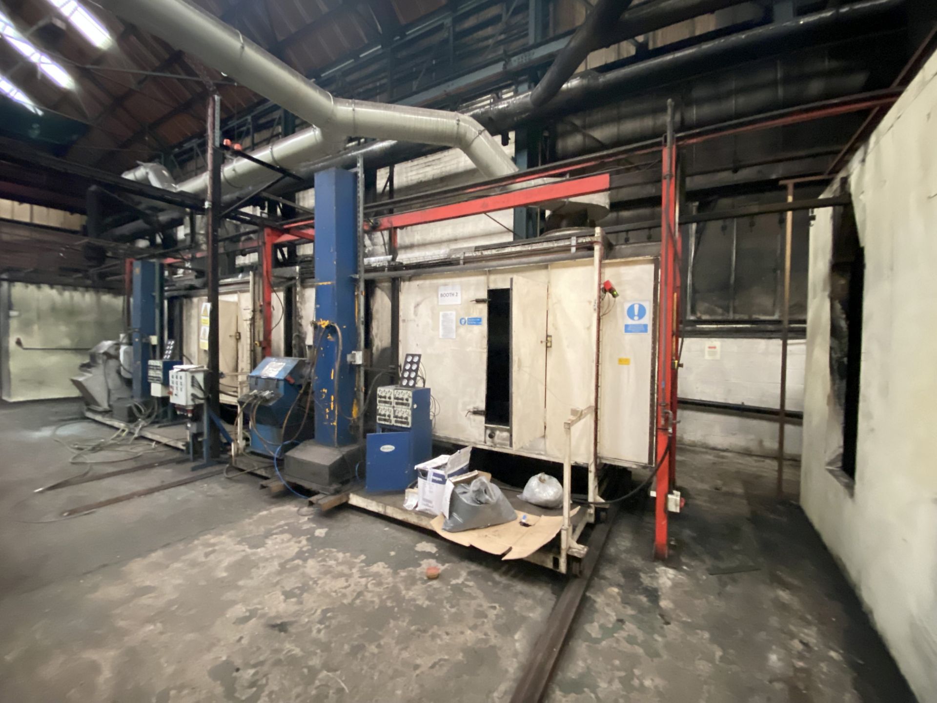 COMPONENT CLEANING, DRYING, POWDER COATING AND GAS FIRED CURING LINE, overall footprint approx. - Image 6 of 51