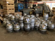 Approx. 65 Beer Kegs, understood to be mainly stainless steel (kegs other than Old Forge Brewery &